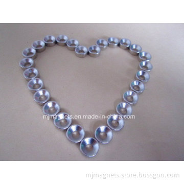 Round Countersunk Magnet with Inner Hole